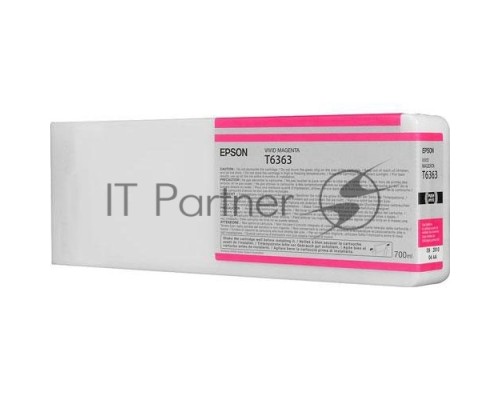 Картридж струйный Epson C13T636300 пурпурный (700 мл) для Stylus 7700, 7890, 7900, 9700, 9890, 9900, WT7900