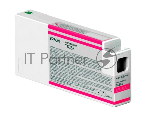 Картридж струйный Epson C13T636300 пурпурный (700 мл) для Stylus 7700, 7890, 7900, 9700, 9890, 9900, WT7900