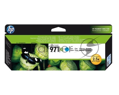 Картридж струйный HP №971XL CN626AE голубой для HP OJ Pro X476dw/X576dw/X451dw/X551dw (6600стр.)