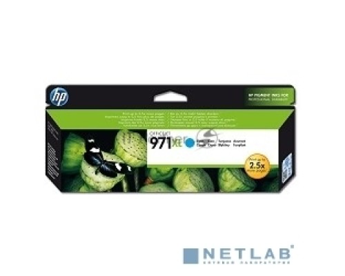 Картридж струйный HP №971XL CN626AE голубой для HP OJ Pro X476dw/X576dw/X451dw/X551dw (6600стр.)