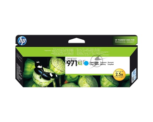 Картридж струйный HP №971XL CN626AE голубой для HP OJ Pro X476dw/X576dw/X451dw/X551dw (6600стр.)