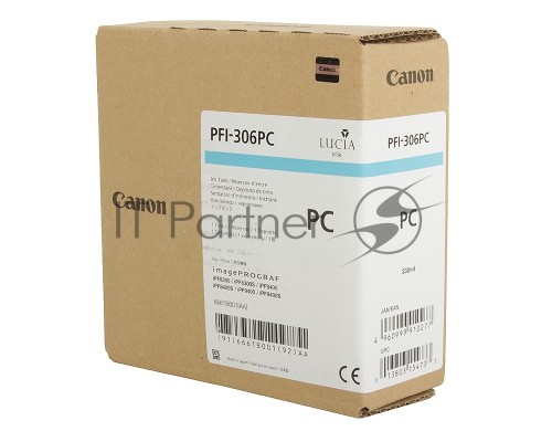 Картридж струйный Canon PFI-306 PC фото голубой для iPF8300S/8400/9400S/9400 (6661B001)