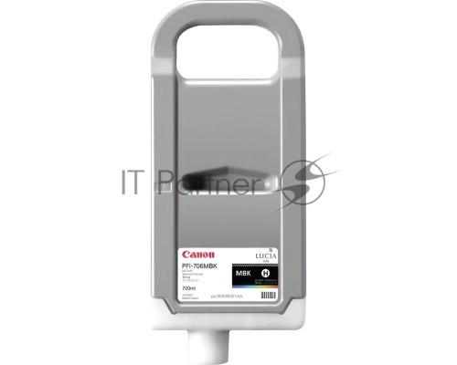 Картридж струйный Canon PFI-706 MBK (6680B001) черный матовый (700 мл) для Canon iPF8300S/8400/9400S/9400