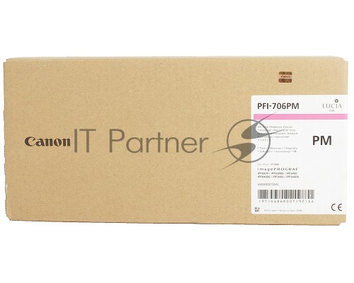 Картридж струйный Canon PFI-706 PM фото пурпурный для iPF8300S/8400/9400S/9400 (6686B001)