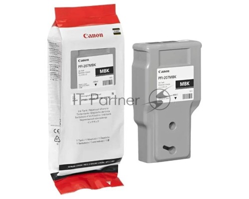 Картридж струйный Canon PFI-207 MBK черный матовый для для iPF680/685/780/785 300ml (8788B001)
