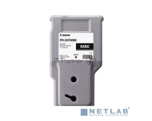 Картридж струйный Canon PFI-207 MBK черный матовый для для iPF680/685/780/785 300ml (8788B001)