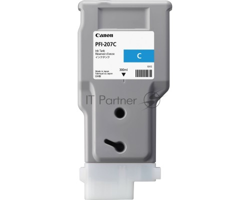Картридж струйный Canon PFI-207 C голубой для для iPF680/685/780/785 300ml (8790B001)