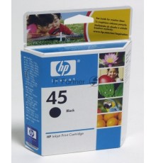 Картридж струйный HP №45 51645AE черный для HP DJ 7xxC/815C/880C/895C/9xxC/112xC/1220/6122/6127 (930стр.)