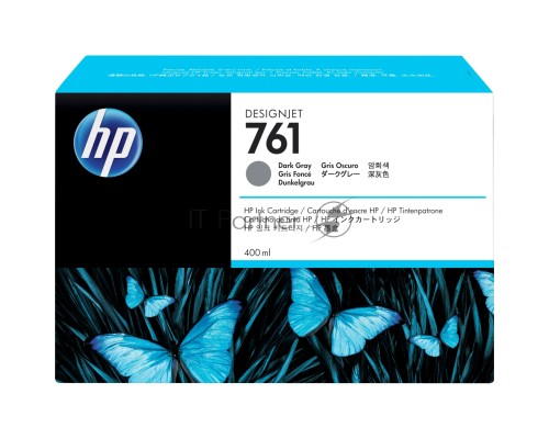 Картридж струйный HP №761 CM996A темно-серый для HP DJ T7100 (400мл)
