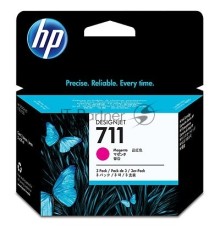 Картридж струйный HP №711 CZ135A пурпурный x3уп. для HP DJ T120/T520