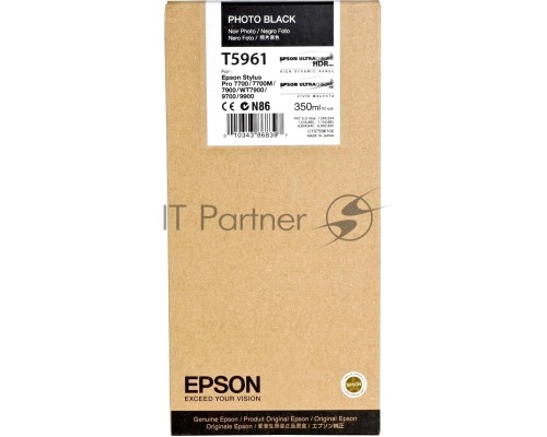 Картридж струйный Epson C13T596100 фото черный (350 мл) для Epson St Pro 7900/9900
