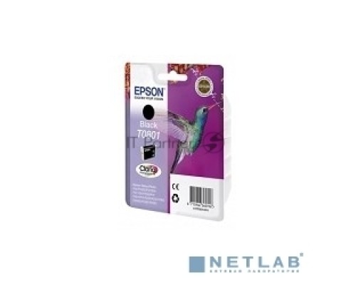 Картридж струйный Epson C13T08014011 черный для Epson St Ph P50/PX660/PX720WD (330стр.)