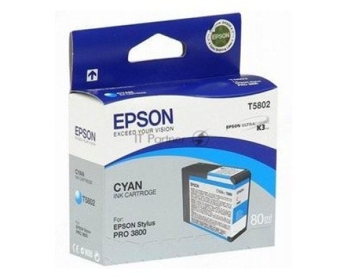 Струйный картридж EPSON C13T580200 для Stylus Pro 3800 80 мл голубой