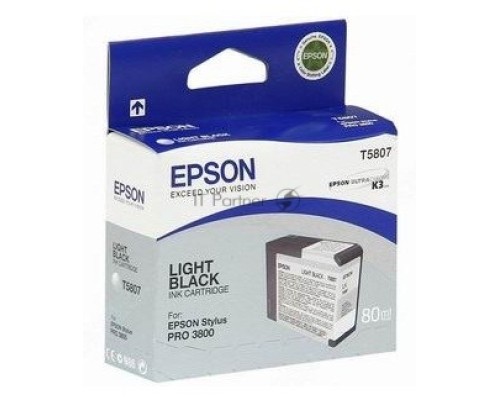 Струйный картридж EPSON C13T580700 для Stylus Pro 3800 80 мл light black