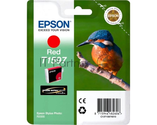 Картридж струйный Epson C13T15974010 красный для Epson St Ph R2000
