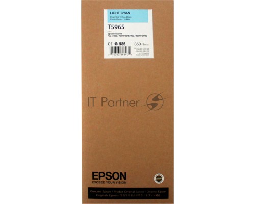 Картридж струйный Epson C13T596500 светло-голубой для I/C SP 7900/9900 (350ml)