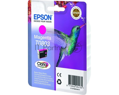 Картридж струйный Epson C13T08034011 пурпурный (330 стр.) для Epson St Ph P50/PX660/PX720WD