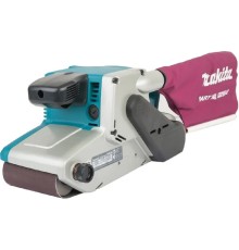 Makita 9404 Ленточная шлифовальная машина [9404] {1010Вт,100х610мм,210-440м\м,4.7кг,кор,п\сборник}