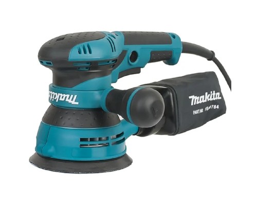 [Шлифовальная машина] Makita BO5041 Эксцентриковая шлифовальная машина [BO5041] {300Вт,ф125мм,4000-12000обм,ампл-2.8мм,1.4кг,кор,псборник,доп.рукоятка}