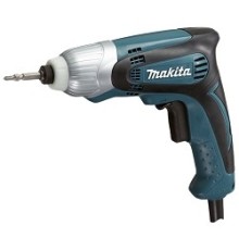 Makita TD0100 Шуруповерт уд,230Вт,0-3200у\м,6-ти гран 6.35,100Нм,0.96кг,кор,M5-M14,бита Philips 