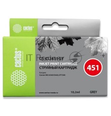 Картридж струйный Cactus CS-CLI451GY серый (10.2 мл) для Canon MG 6340/5440/IP7240
