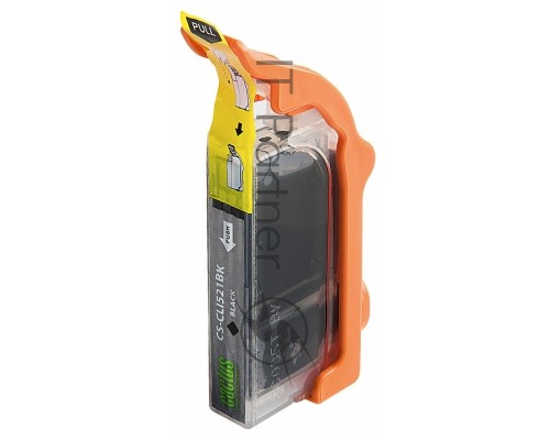 Картридж струйный Cactus CS-CLI521BK черный (8.4 мл) для Canon Pixma MP540/MP550/MP620/MP630/MP640/MP660/MP980/MP990/iP3600/iP4600/iP4700/MX860