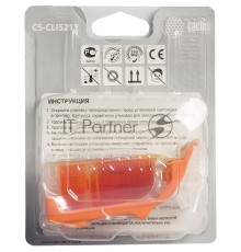 Картридж струйный Cactus CS-CLI521Y желтый (8.4 мл.) для Canon Pixma MP540/MP550/MP620/MP630/MP640/MP660/MP980/MP990/iP3600/iP4600/iP4700/MX860