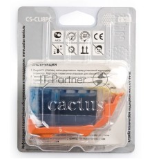 Картридж струйный Cactus CS-CLI8PC голубой (12 мл) для Canon Pixma iP6600/iP6600d/iP6700/iP6700d/MP960/MP970/PRO 9000