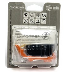 Картридж струйный Cactus CS-CLI521GY серый (8,4 мл) для Canon MP980/MP990