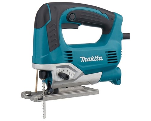 [Лобзик] Makita JV0600K Ручной электро лобзик [JV0600K] {650Вт,500-3100обм,ход-23мм,рез-90мм,2.4кг,чем,3маятн+1}