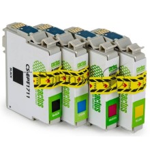 Картридж струйный Cactus CS-EPT1711 черный (14,6 мл) для Epson Expression Home XP-33/103/203/207/303/306/403/406