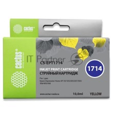 Картридж струйный Cactus CS-EPT1714 желтый для Epson Expression Home XP-33/103/203/207 (10ml)