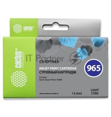 Картридж струйный Cactus CS-EPT965 светло-голубой (13 мл) для Epson Stylus Photo R2880