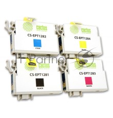 Картридж струйный Cactus CS-EPT1285 многоцветный (31 мл) для Epson Stylus SX125/SX425W/SX420W/S22/Office BX305F/BX305FW
