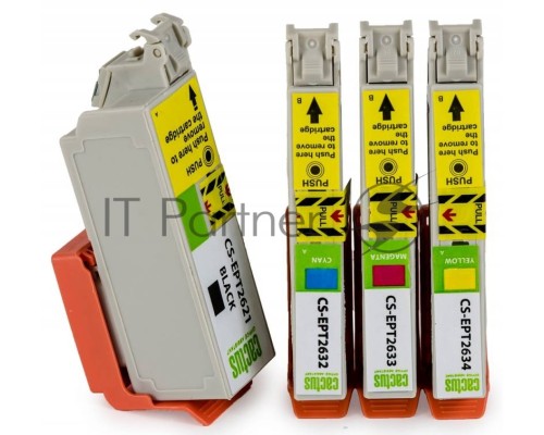 Картридж струйный Cactus CS-EPT2636 многоцветный (57.2 мл) для Epson Expression Home XP-600/605/700