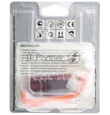Картридж струйный Cactus CS-CLI426M пурпурный (8,4 мл.) для Canon MG5140/5240/6140/8140/MX884