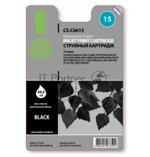 Картридж струйный Cactus CS-C6615 чёрный (42 мл) для №15 HP DJ 810c/816c/825c/840c/843c/845c