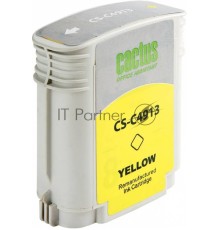 Картридж струйный Cactus CS-C4913 №82 жёлтый (72 мл) для HP Design Jet 500/800C