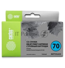Картридж струйный Cactus CS-C9448A черный матовый для №70 HP Designjet Z3100 (130ml)