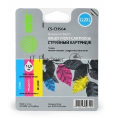 Картридж струйный Cactus CS-CH564 №122XL многоцветный (18 мл.) для DeskJet 1050/2050/2050s