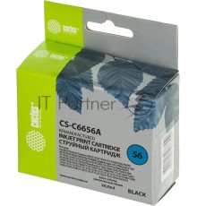 Картридж струйный Cactus CS-C6656A №56 чёрный (20 мл) для HP DeskJet 450/5145/5150/5151/5550/5552