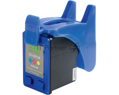 Картридж струйный Cactus CS-C8728  №28 многоцветный (18 мл) для HP DeskJet 3320, 3420, 3520, 3535, 3550, 3645, 3650, 3740, 3840, 5150, Fax 1240, OfficeJet 4105, 4110, 4211, 4251, 5500, 5510, PSC 1110, 1200, 1210, 1310, 1340, 1350