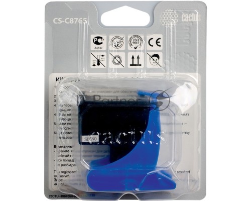 Картридж струйный Cactus CS-C8765 №131 чёрный (20 мл) для HP DJ 5743/5943/6543/6623/6843/6943/6983/9803/7213/7313/7413/K7103/PS 2573/2613/2713/8053/8153/8453/8753/D5063/Pro B8353