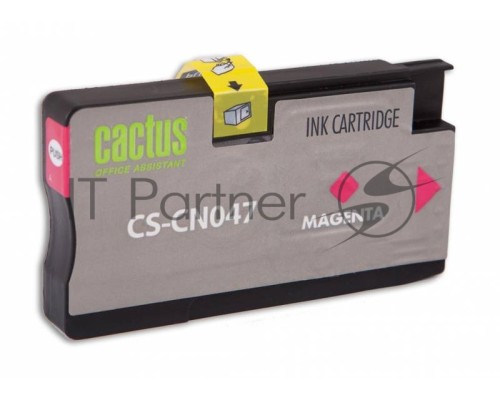 Картридж струйный Cactus CS-CN047 №951 пурпурный (26 мл) для HP OfficeJet 251dw Pro, 276dw Pro, 8100 Pro, 8100e, 8600 Pro (N911a), 8600 Pro Plus (N911g), 8610 Pro (A7F64A), 8615 Pro, 8616 Pro, 8620 Pro