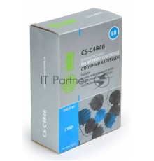 Картридж струйный Cactus CS-C4846 №80 голубой (350 мл) для HP DesignJet 1050C/1055CM/1000