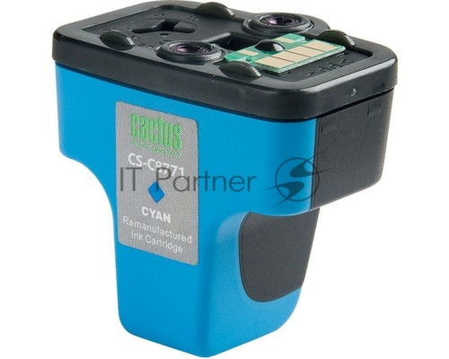 Картридж струйный Cactus CS-C8771 голубой для №177 HP PhotoSmart 3213/3313/8253/C5183/C6183 (11,4ml)