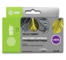 Картридж струйный Cactus CS-LC1280XY желтый (16,6 мл) для Brother MFC-J6510/6910DW