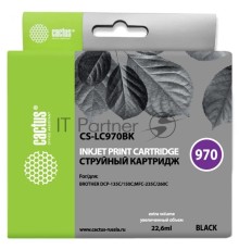Картридж струйный Cactus CS-LC970BK черный для Brother DCP-135C/150C/MFC-235C (22,6ml)