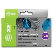 Картридж струйный Cactus CS-LC1240C голубой (12 мл) для Brother MFC-J6510/6910DW