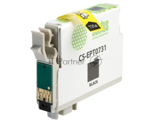Картридж струйный Cactus CS-EPT0731 черный (11,4 мл) для Epson Stylus С79/C110/СХ3900/CX4900/CX5900/CX7300/CX8300/CX9300